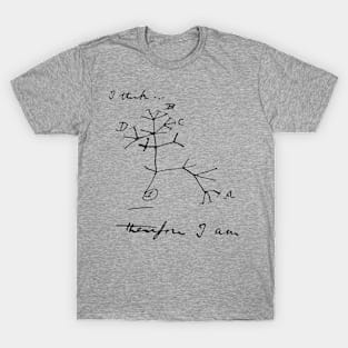 Darwin's I Think ... Therefore I am T-Shirt